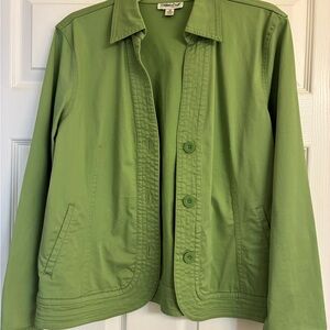 Coldwater Creek Olive Utility Jacket